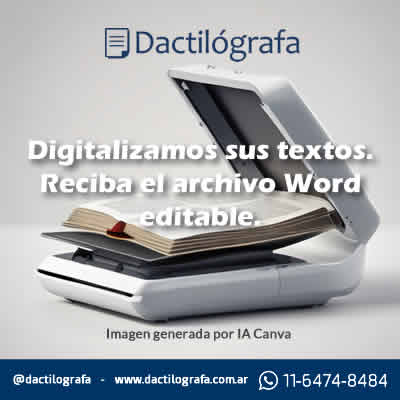 digitalización de textos a Word